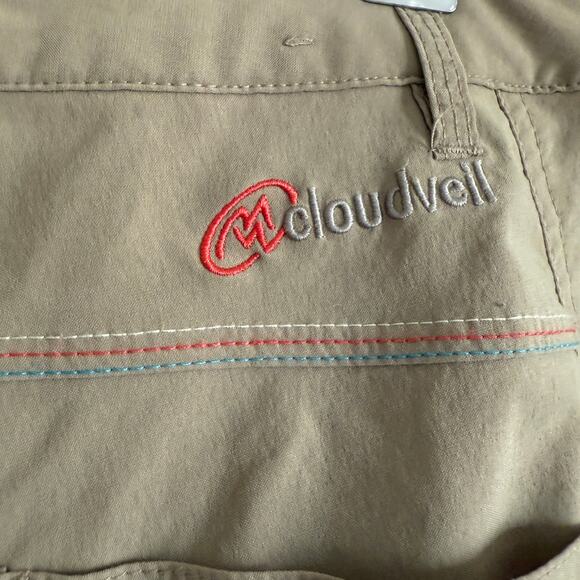 CLOUDVEIL | Khaki Lightweight Stretch Hiking Pants with roll up legs | Small - Picture 5 of 6